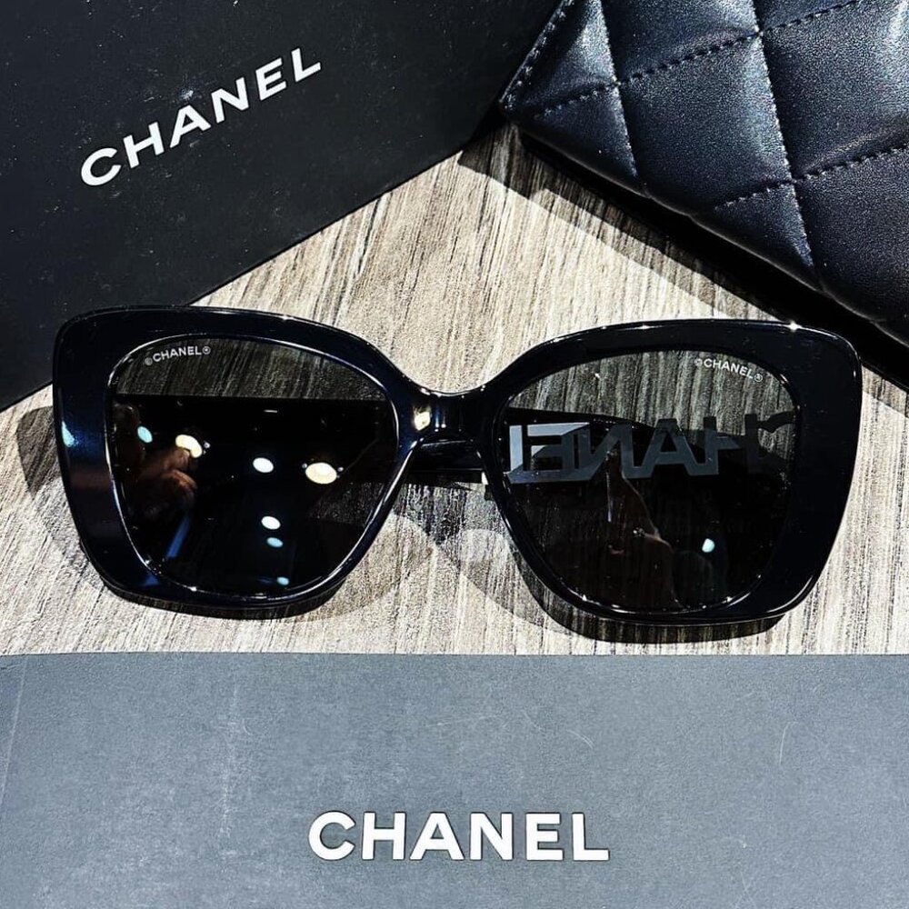 Chanel Black Square Sunglasses